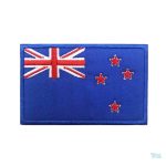 Patch drapeau Nouvelle-Zélande en tissu brodé