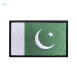 Patch drapeau du Pakistan, symbole national brodé