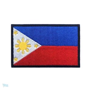 Patch drapeau Philippines avec couleurs nationales