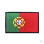 Patch drapeau Portugal en tissu brodé