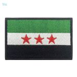 Patch drapeau Syrie avec le symbole de la Révolution