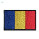 Patch drapeau Roumanie, symbole national coloré
