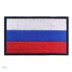 Patch drapeau Russie en tissu, symbole national