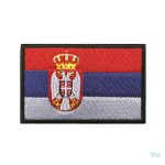 Patch drapeau Serbie, accessoire de décoration patriotique