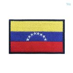 Patch drapeau du Venezuela en tissu coloré