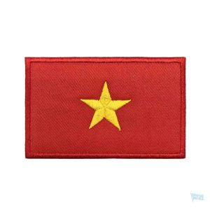 Patch drapeau Vietnam pour vêtement ou accessoire
