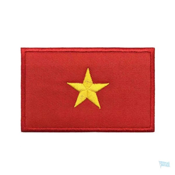 Patch drapeau Vietnam pour vêtement ou accessoire