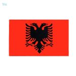 Petit drapeau de l'Albanie, symbole national distinctif