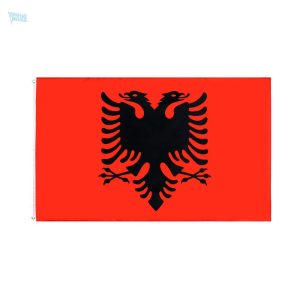 Petit drapeau de l'Albanie, symbole national distinctif