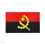 Petit drapeau de l'Angola, symbole national en miniature