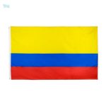 Petit drapeau de la Colombie en tissu