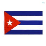 Petit drapeau Cuba en tissu pour décoration
