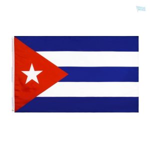 Petit drapeau Cuba en tissu pour décoration