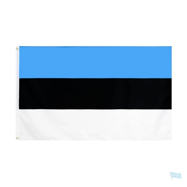 Petit drapeau de l'Estonie en polyester