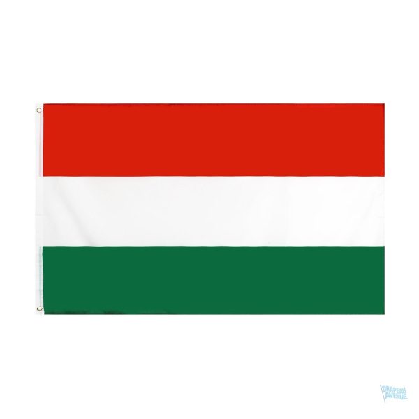 Petit drapeau de la Hongrie en tissu