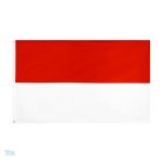 Petit drapeau de l'Indonésie en tissu