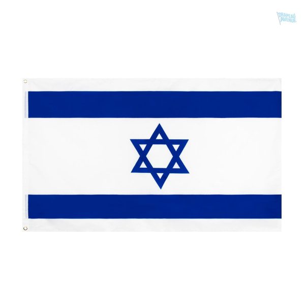 Petit drapeau Israël en polyester
