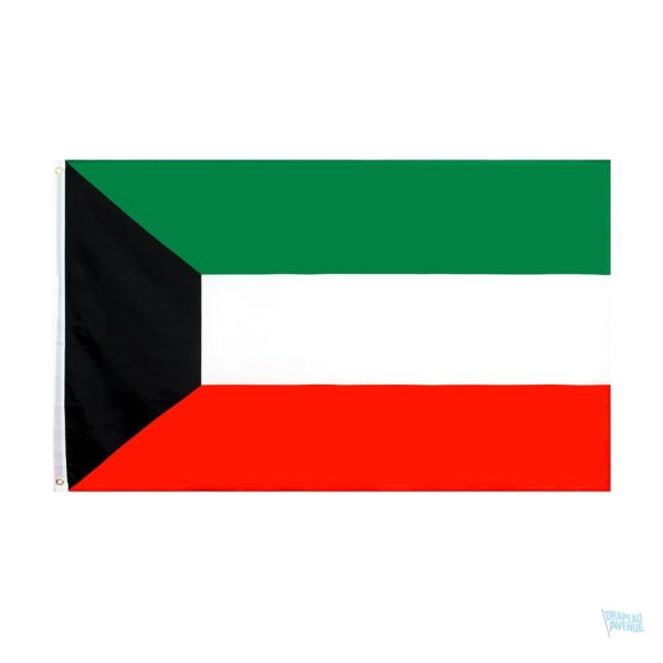 Petit drapeau Koweït en tissu