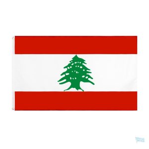 Petit drapeau du Liban en tissu léger