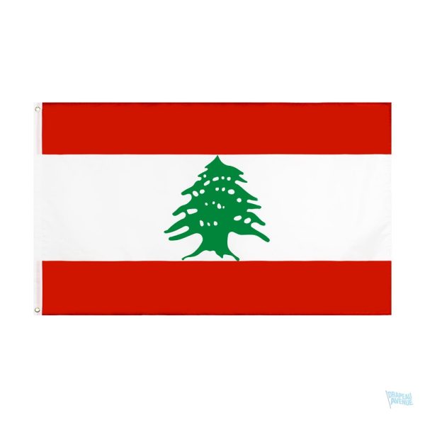 Petit drapeau du Liban en tissu léger