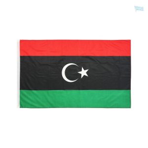 Petit drapeau de la Libye en tissu coloré