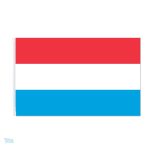 Petit drapeau du Luxembourg en tissu léger et coloré