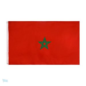 Petit drapeau du Maroc en tissu léger