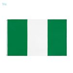 Petit drapeau du Nigeria en tissu coloré