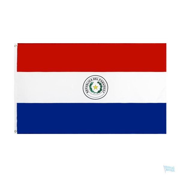 Petit drapeau Paraguay en tissu coloré