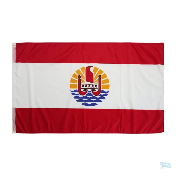 Petit drapeau de la Polynésie française
