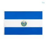 Petit drapeau du Salvador en tissu léger