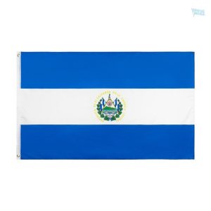 Petit drapeau du Salvador en tissu léger