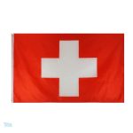 Petit drapeau Suisse en tissu de haute qualité