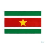 Petit drapeau du Suriname en tissu coloré
