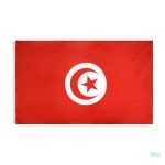 Petit drapeau de la Tunisie pour décoration ou événements