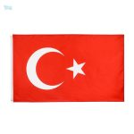 Petit drapeau Turquie en tissu pour décoration