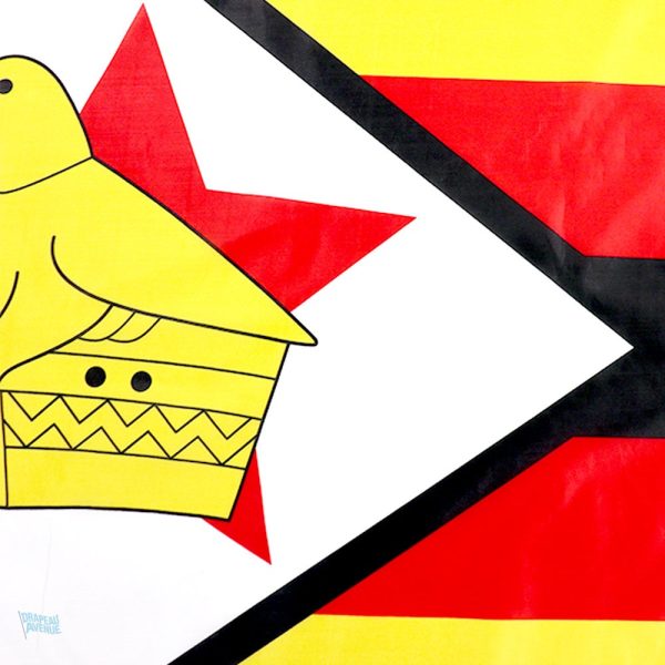 Drapeau national du Zimbabwe en version compacte