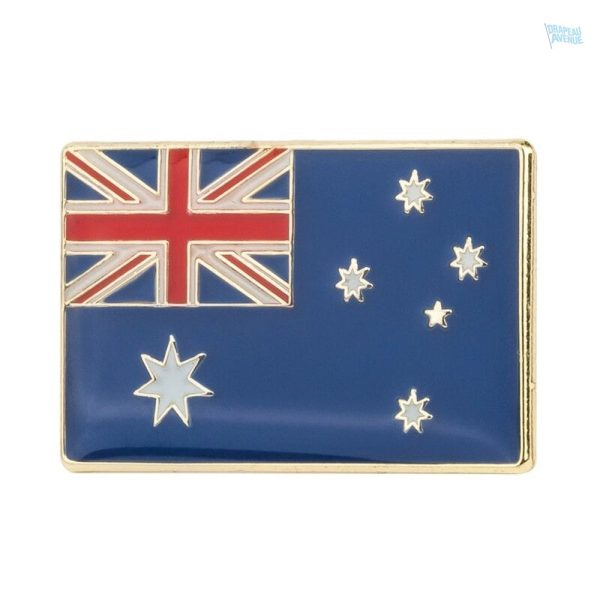 Petite broche représentant le drapeau Australie