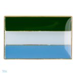 Petite broche drapeau du Sierra Leone