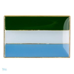 Petite broche drapeau du Sierra Leone