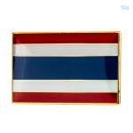 Petite broche drapeau Thaïlande en métal coloré