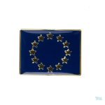 Petite broche drapeau Union Européenne en métal