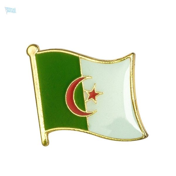 Pin's drapeau Algérie en émail coloré