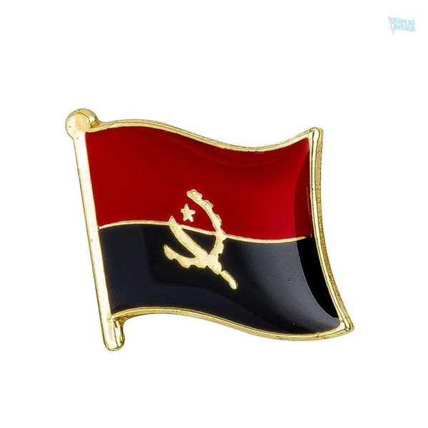 Pin's drapeau Angola, accessoire symbolique national