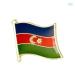 Pin's drapeau Azerbaïdjan en métal émaillé