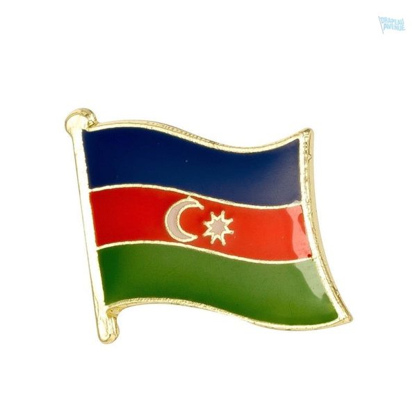 Pin's drapeau Azerbaïdjan en métal émaillé