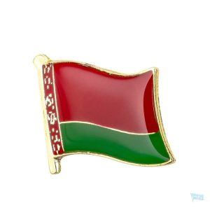 Pin's drapeau Biélorussie, accessoire de mode symbolique