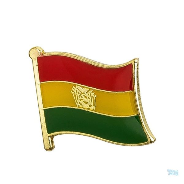 Pin's drapeau Bolivie, symbole national coloré