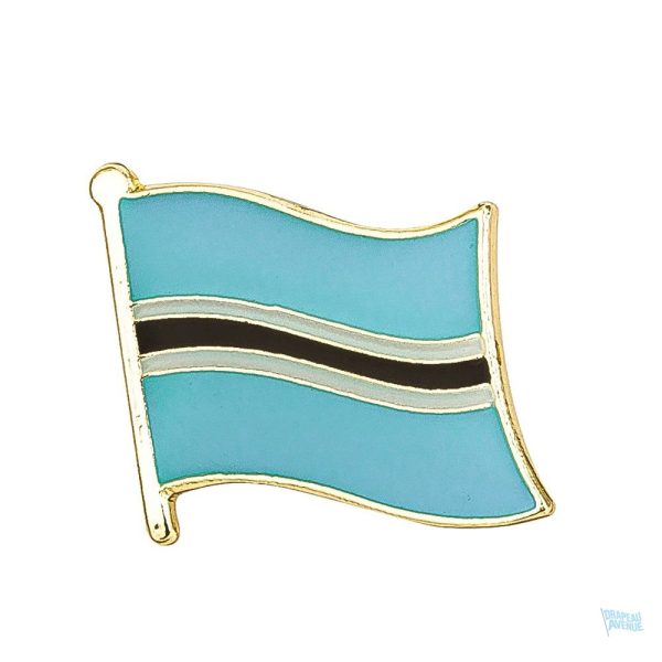 Pin's drapeau Botswana en métal émaillé