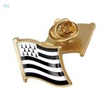 Pin's drapeau de Bretagne en émail coloré